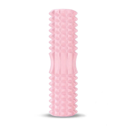 45cm Yoga Foam Roller & Massage Block Set | Pilates Tools, Fitness Foam Roller, Yoga Column & Brick for Gym Exercise