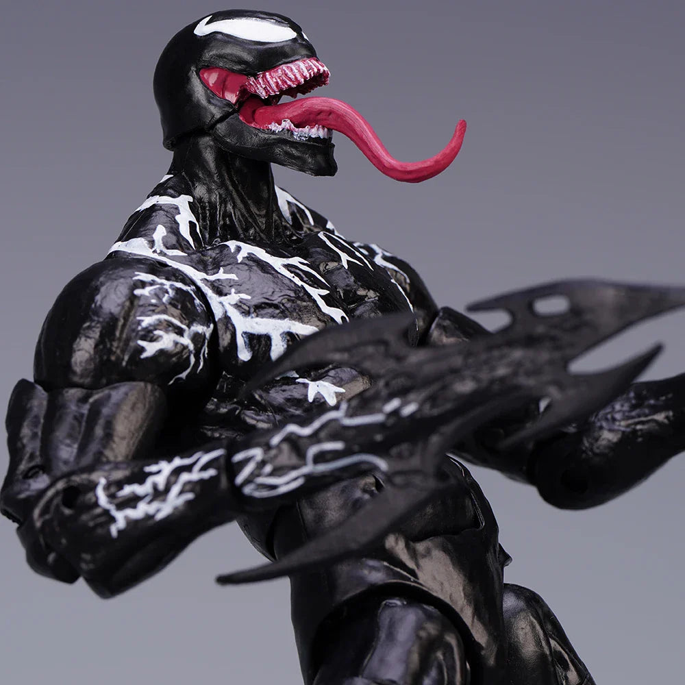 Amazing Yamaguchi Venom & Carnage Action Figure – Movable Spider-Man Collectible Toy for Kids