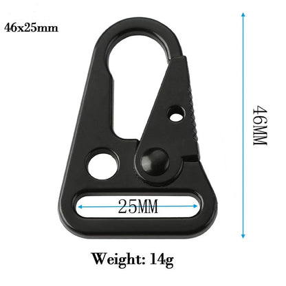 Aluminum Eagle Hook Carabiner Buckle – 10 Sizes Outdoor Climbing Strap Clip Tool
