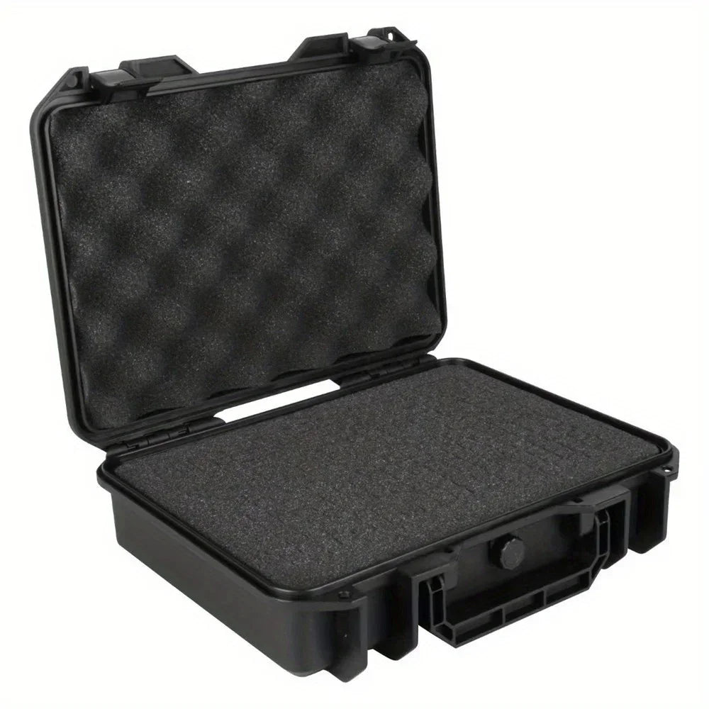 Waterproof Hard Carry Case Toolbox – Pre-Cut Foam Storage Organizer, Impact-Resistant Safety Protector for Hardware