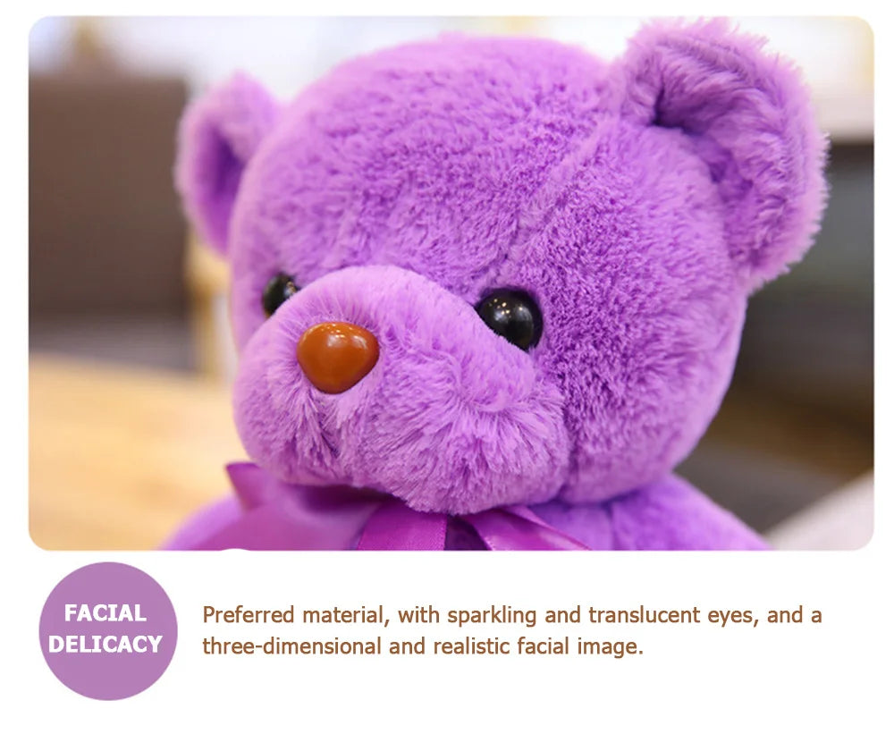 Cute Teddy Bear Plush Toy — Soft Stuffed Animal, Kawaii Cat & Baby Sleeping Plush for Kids, Girls, Home Decor & Gift