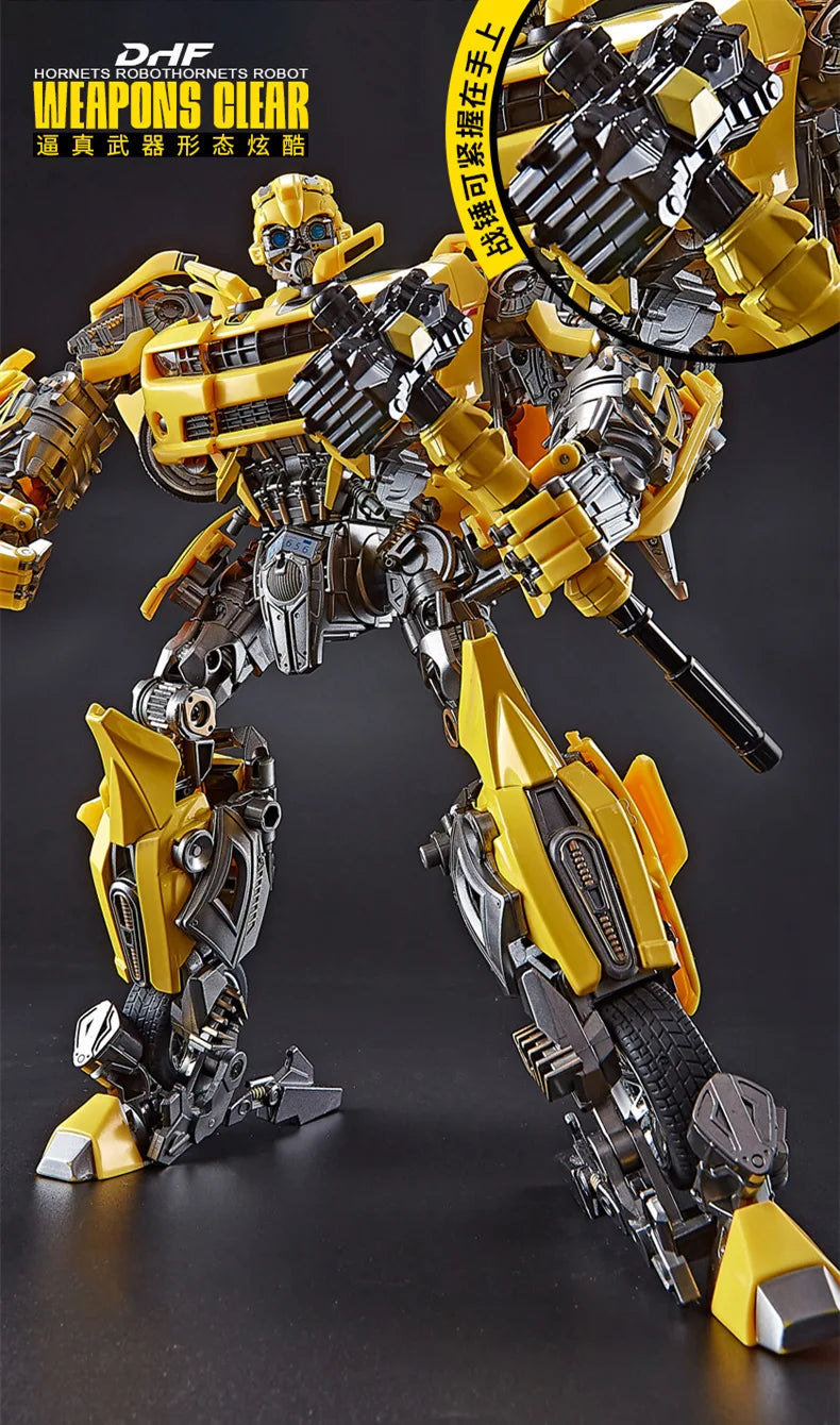 Autobots Transformation Toy – 28cm Alloy Warhammer Bumblebee Action Figure, Boy’s Birthday Gift