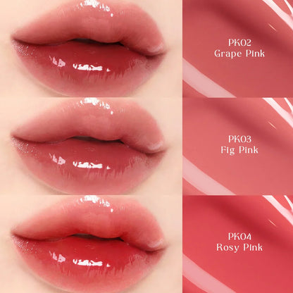 FOCALLURE 3D Mirror Lip Gloss – Lightweight, Non-Sticky, Long-Lasting & Moisturizing Lip Plumper Liquid Lipstick