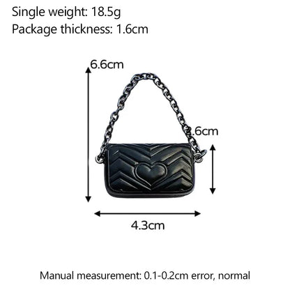 1:12 Dollhouse Miniature Shoulder & Crossbody Bags – Decorative Toy Accessories for Dollhouse Collectors