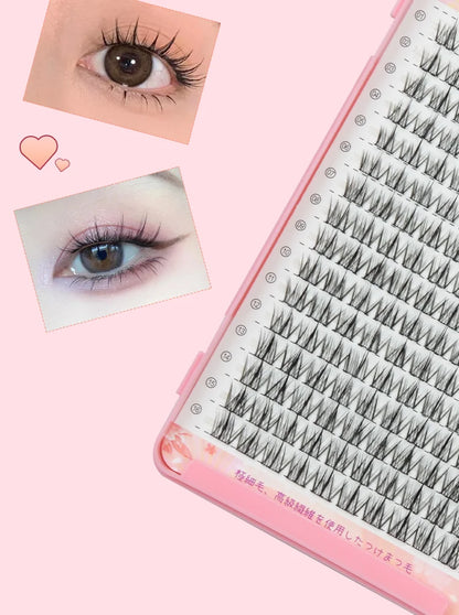 32 Rows Individual Eyelash Extensions – Professional Cluster Lashes for Grafting, Large Capacity by Flowerknow