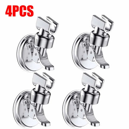 1-4PCS Adjustable Shower Rack — Strong Suction Cup Wall Mount Holder for Handheld Shower Heads