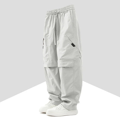 Men’s Harajuku Casual Pants - Loose Fit Elastic Waist Outdoor Walking & Hiking Trousers