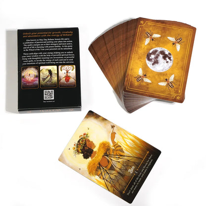 Mudras for Body, Mind, and Spirit – Yoga Practice Course with 68 Tarot Oracle Cards Deck for Guidance