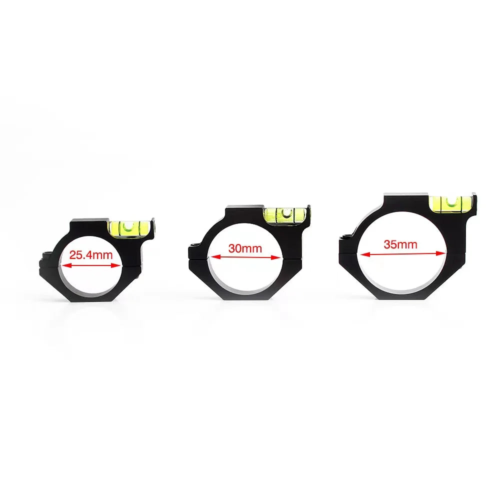 Alloy Rifle Scope Laser Bubble Spirit Level – Level Gauge Ring Mount Holder for 25.4mm, 30mm, 35mm Scope Tubes