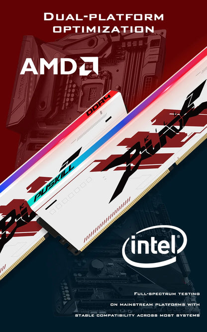 PUSKILL RGB DDR4 Gaming RAM – 8GB/16GB 3200MHz-3600MHz DIMM Desktop Memory