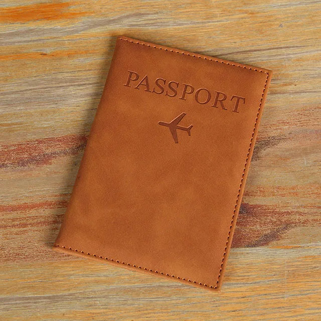 World Map Lover Passport Cover – Hot Stamping Travel Passport Holder Case for Men & Women, Fashion Wedding Gift Organizer