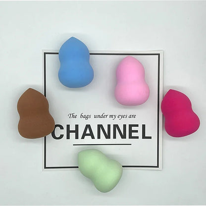 Women's Cosmetic Powder Puff — Water Drop Shaped Makeup Sponge for Smooth Foundation Blending & Beauty Application
