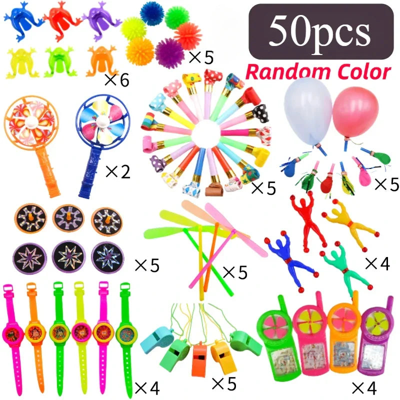 Kids Birthday Party Favors Set – 40–150pcs Piñata Stuffed Toys Bulk Gift Assortment Giveaway Pack for Party Goodie Bags