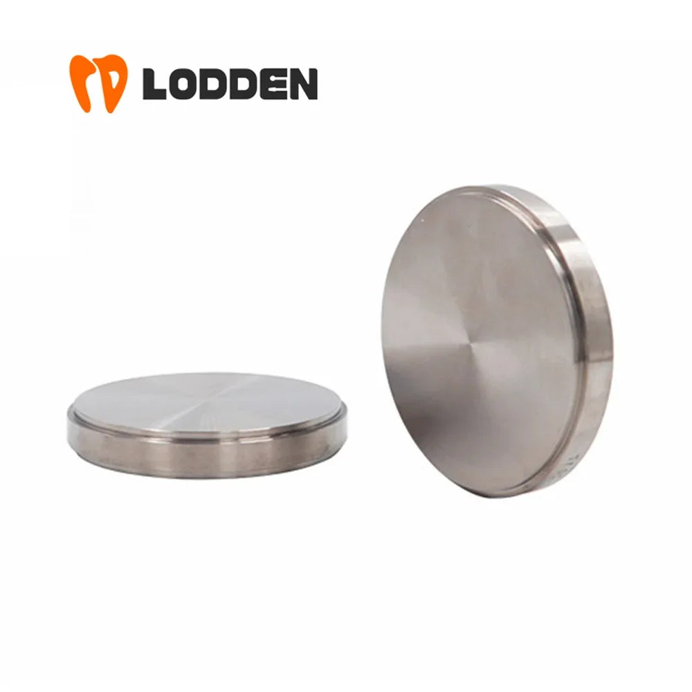 LODDEN 98mm GR2/GR5 Dental Titanium Disc — CAD/CAM Milling Block for Implants, Abutments & Dental Framework