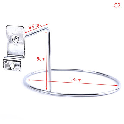 Multi-Purpose Football Display Shelf – Wall-Mounted Basketball Storage Rack, Iron Space-Saving Holder for Living Room Decoration