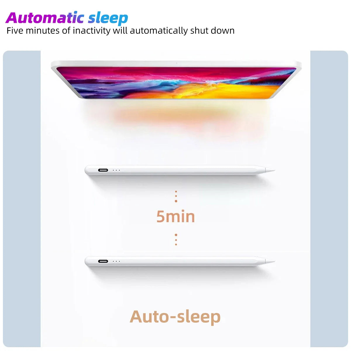 Universal Active Tablet Stylus Pen - Compatible with Apple iPad, Android, Xiaomi, Huawei, and Samsung Touch Screen Devices