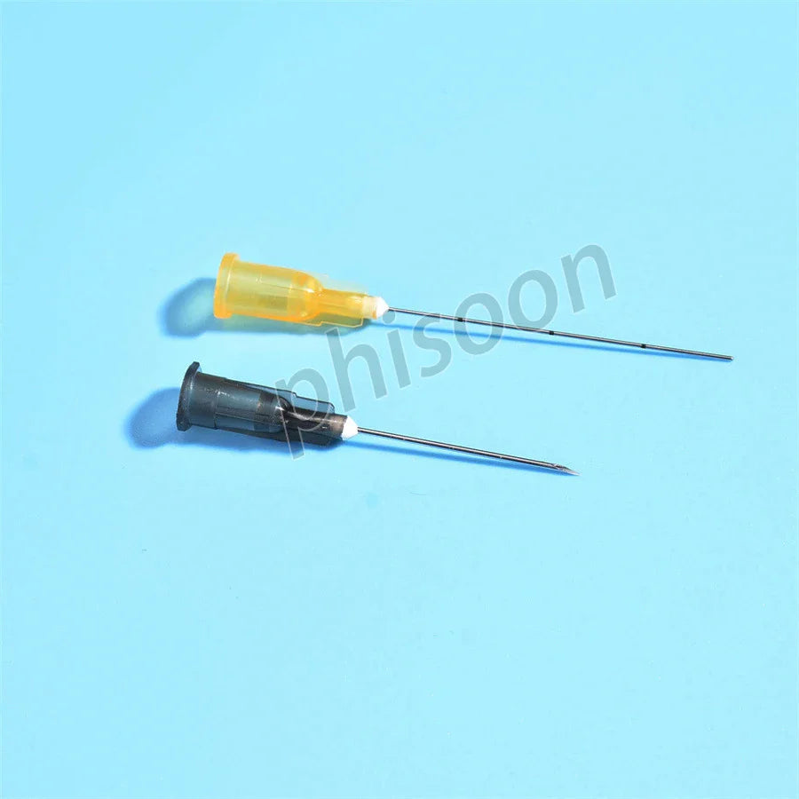 Fine Micro Korea Cannula Needle Tips – 18G-30G Syringe Endo Needles, Plain & Notched Ends, 2PCS/Pack, 10-Pack