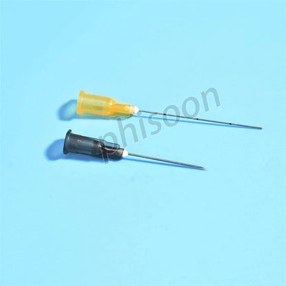 Fine Micro Korea Cannula Needle Tips – 18G-30G Syringe Endo Needles, Plain & Notched Ends, 2PCS/Pack, 10-Pack
