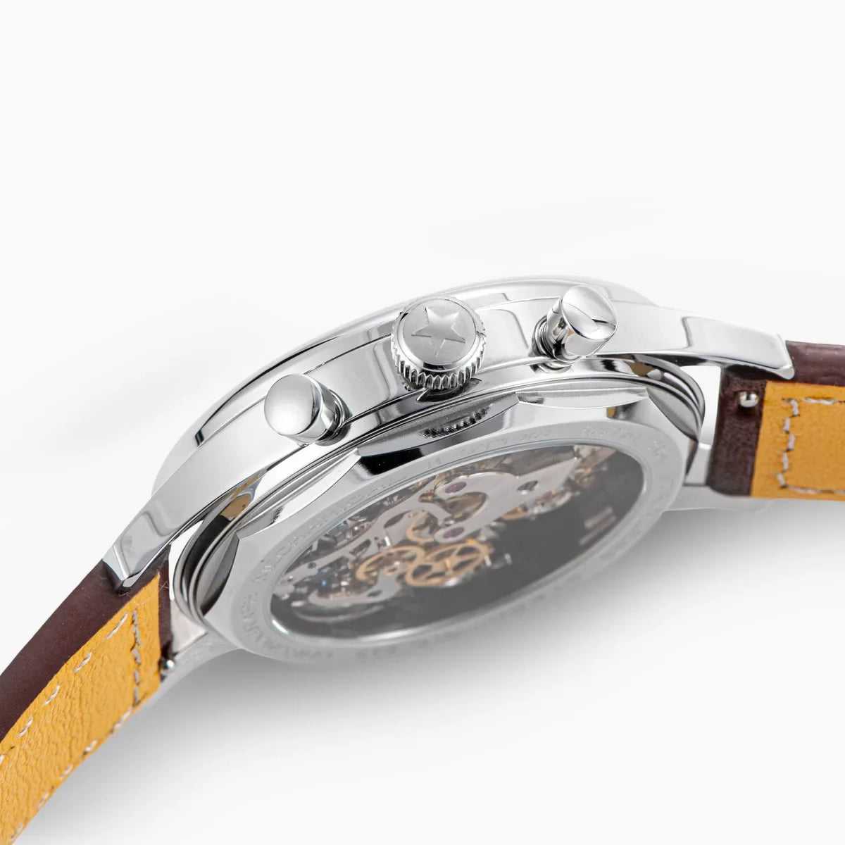 Sugess Pilot Men’s Chronograph Watch — Original ST1901 Mechanical Movement, Sapphire Crystal, Waterproof Racing Strap
