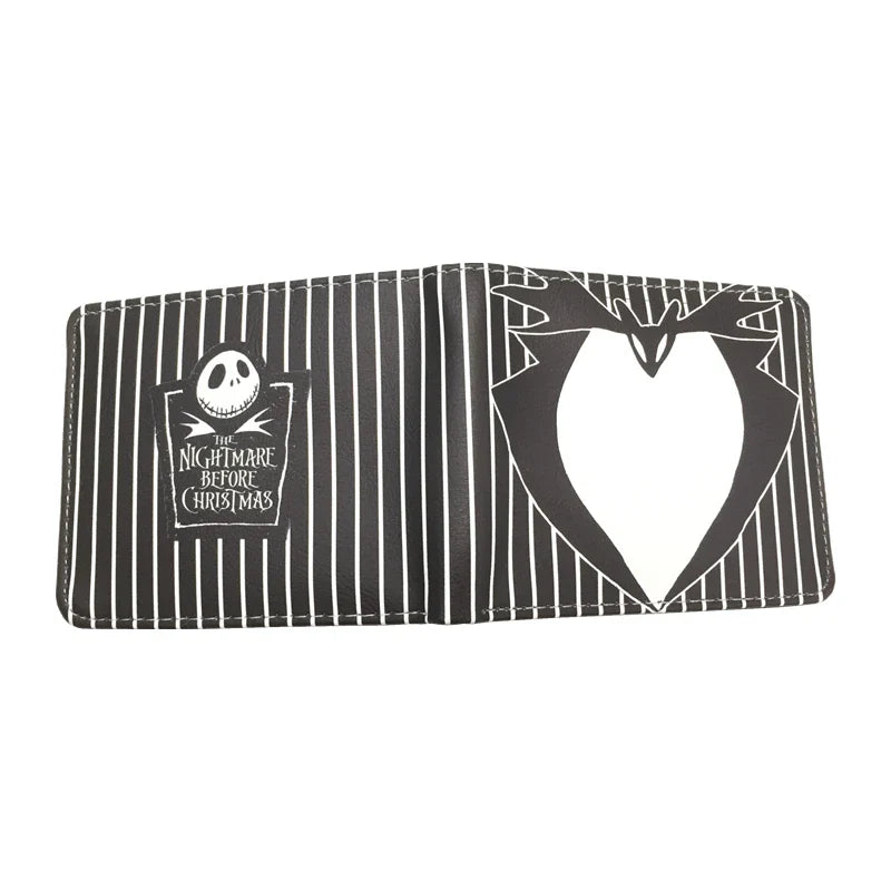 The Nightmare Before Christmas PU Leather Wallet — Credit Card Holder Purse with Coin Pocket, New Arrival