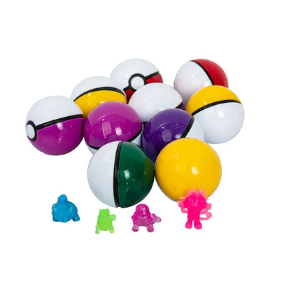 50/100pcs Pokémon Elf Ball Toys — 3cm & 5cm Pocket Monster Figures Including Pikachu, Anime Action Toys for Kids