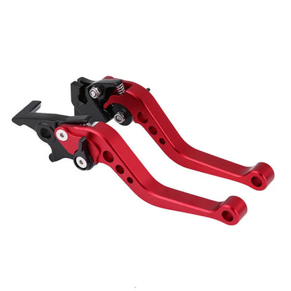 Universal Alloy Motorcycle Brake & Clutch Lever Handles — CNC Modified Pair for Motorbike Adjustment