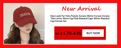 Women's Knitted Ponytail Hat – Warm Winter Rabbit Fur Baseball Cap for Outdoor Sports & Golf