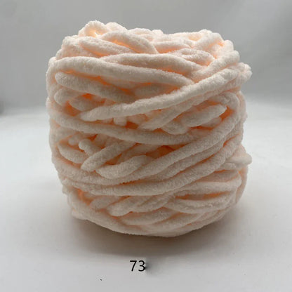 3PCS 300g Soft Chenille Knitting Yarn – Thick Ice Strip Cotton Wool Yarn for DIY Handmade Blankets, Scarves & Craft Projects