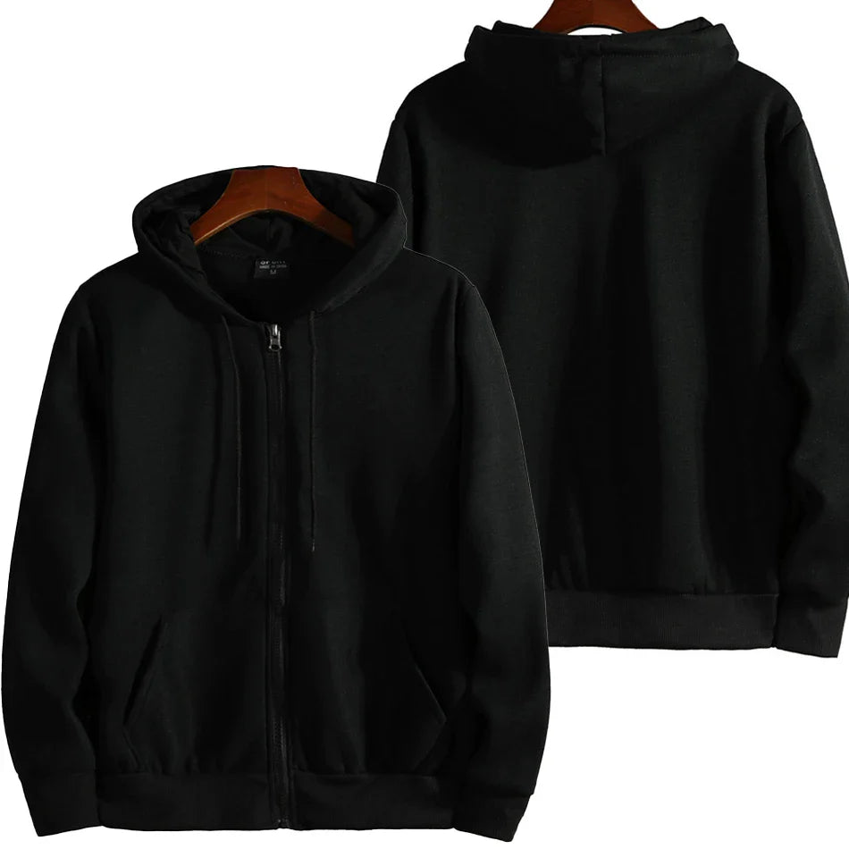 Fashion Zipper Hoodies for Women & Men - Long Sleeve Casual Sweatshirt for Autumn & Winter Sportswear