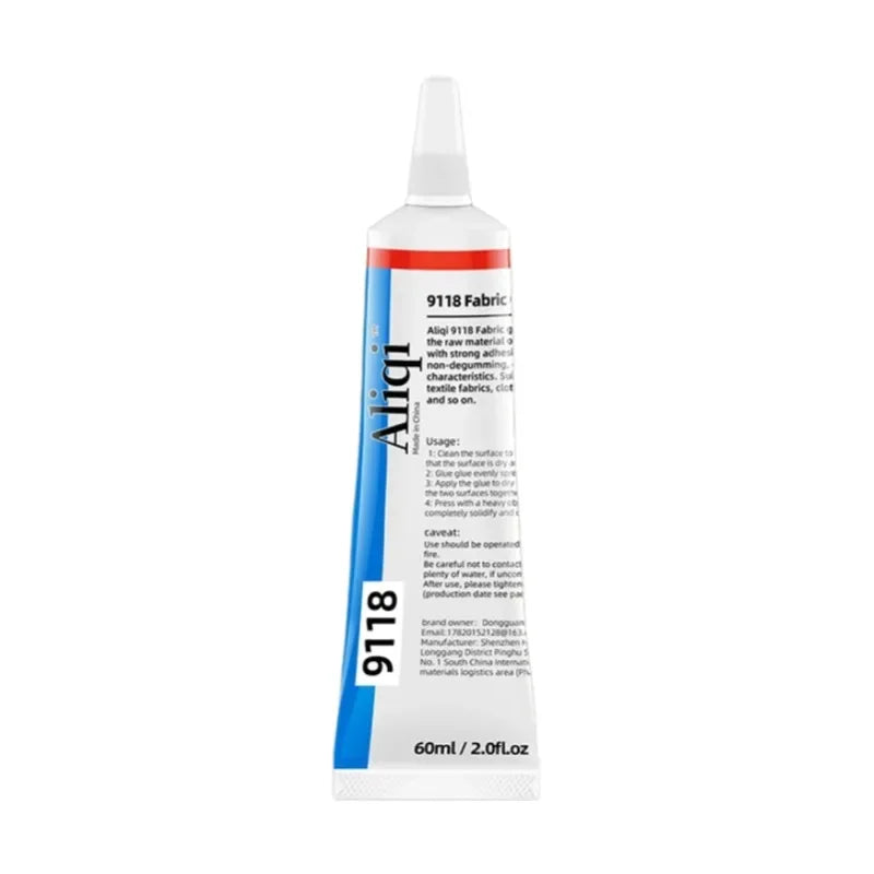 15/60ml Strong Fabric Glue, Transparent Quick-Dry, Waterproof Multipurpose Sewing & Repair Adhesive