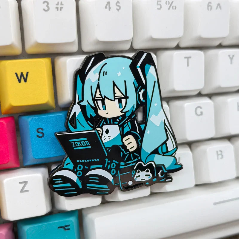 Japanese Anime Pin Badge — Cartoon Brooch for Backpacks, Clothes & Schoolbags