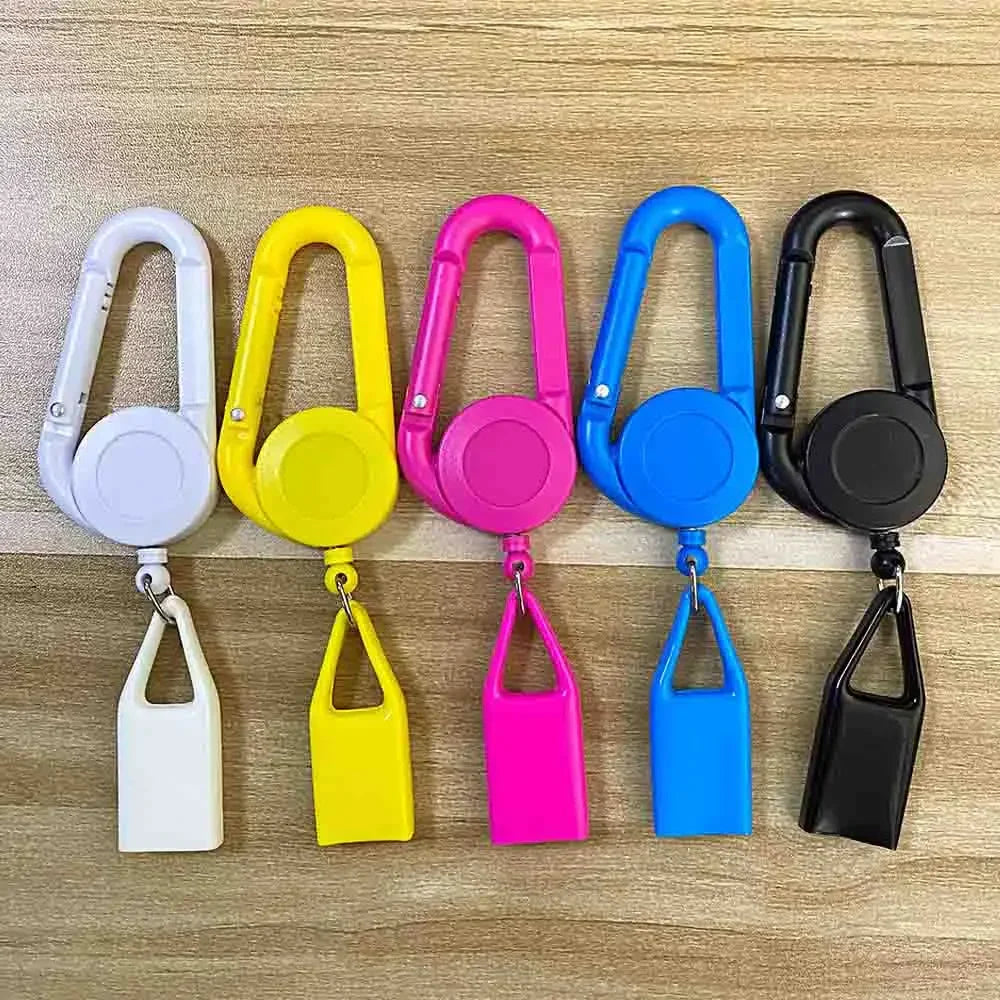 Silicone Lighter Protective Cover with Retractable Keychain — Regular Size Lighter Holder Sleeve for Smoking Accessories