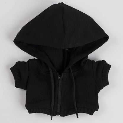 15/17cm Labubu Doll Hooded Zipper Sweatshirt Outfit Set – Stylish Ropa Accessories
