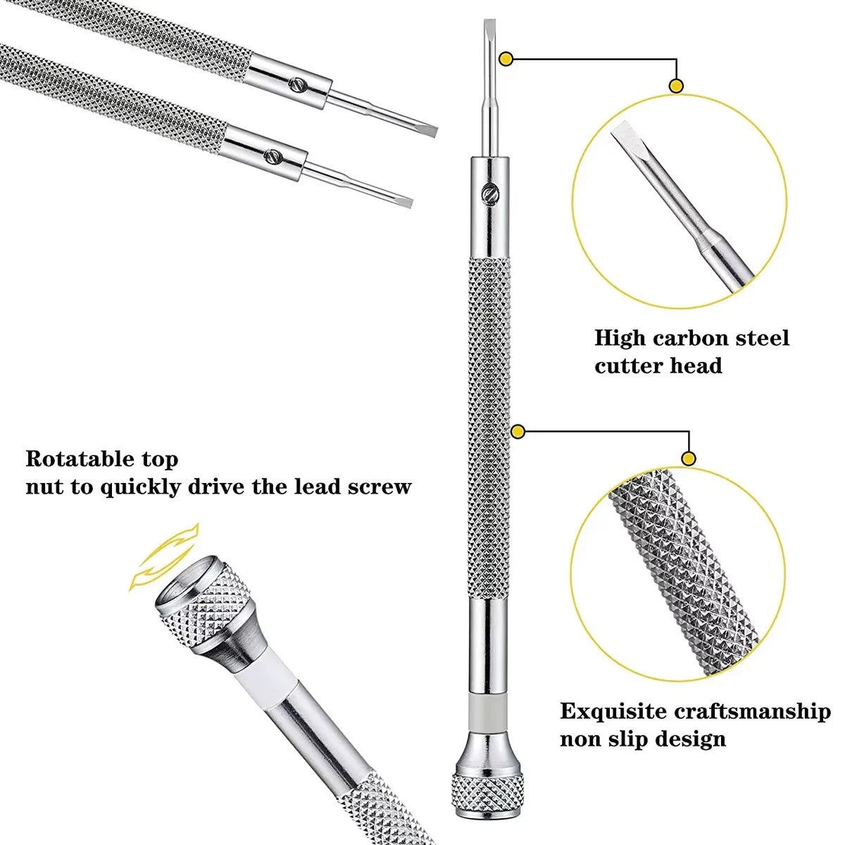 26PCS Watchband Adjustment & Repair Tool Kit — Portable Back Cover Opener Set for Professional Watchmakers
