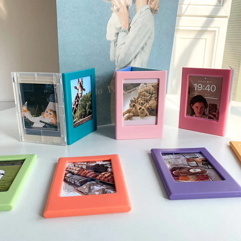 3-Inch Magnetic Photo Frames for Fujifilm Instax Mini – Compatible with Mini 12/11/Evo/40/7+/25/90/99/SE/Link2/3 Film