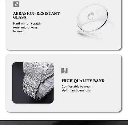 Luxury Silver Stainless Steel Quartz Watch for Men – Dainty Business Casual Wristwatch