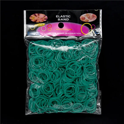 Pantone Color Rainbow Rubber Bands for Loom Bracelets – Western European Style DIY Arts & Crafts Kit