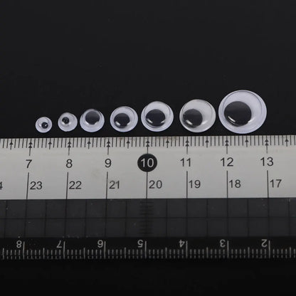 Multi-Size Googly Eyes Craft Kit - Self Adhesive & Sew On Plastic Eyes for Kids Handmade Projects