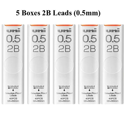 UNI KURU TOGA M5-452 Mechanical Pencil 0.5mm – Rotating Lead Automatic Pencil for Continuous Writing & Sketching