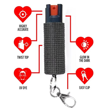 60ml Portable Self Defense Spray – Reusable Mini Safety Spray for Outdoor Personal Protection