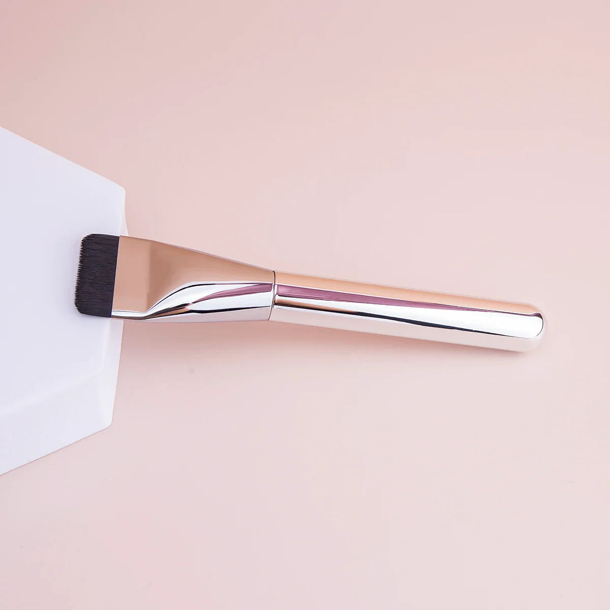 Ultra Thin Foundation Brush – Lightweight Flat Contour Brush for Blending Foundation, Cream, and Makeup