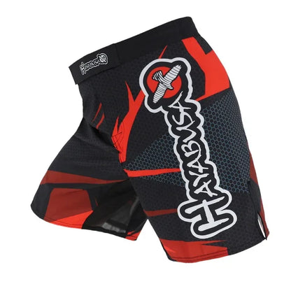 MMA Black Dragon Eagle Fight Shorts – Breathable Kickboxing Muay Thai Training Shorts, Lightweight Boxing Sports MMA Gear
