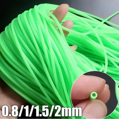 Luminous Fishing Hose Silicone Tubing - Anti-Rig Sleeves for Deep Sea Fishing, Available in 0.8-2mm, Pesca Iscas Tackle Tools