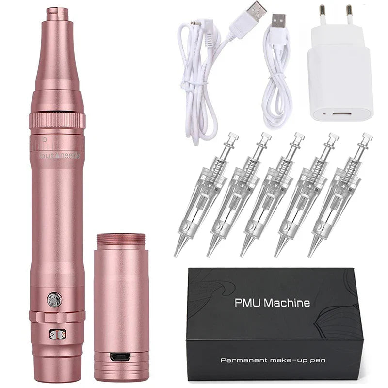 Wireless PMU Machine — Professional Permanent Makeup Tattoo Pen for Eyebrows, Eyeliner & Lips