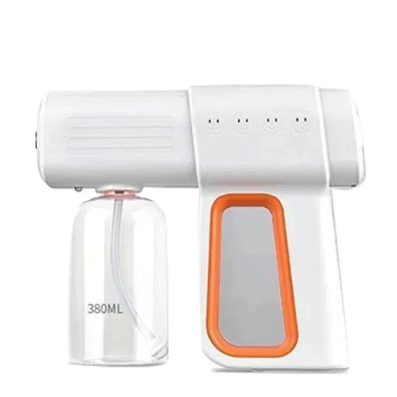 280ML Nano Blue Light Spray Gun - Wireless USB Electric Atomizer Mist Sprayer For Barber Aftershave Garden Disinfection
