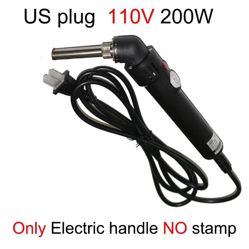 Handheld Copper Hot Stamping Machine – Electric Branding Iron for Wood, Leather & Cake DIY Crafts