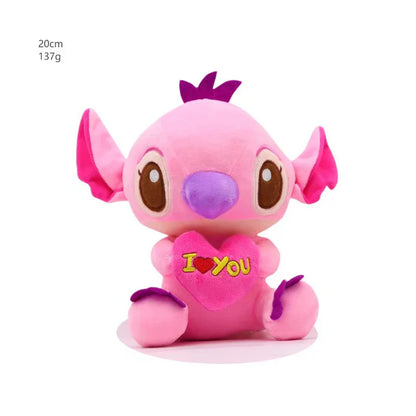 Authentic Disney Stitch Plush Toy 20-25CM - Lilo & Stitch Stuffed Kawaii Pillow Doll for Kids Birthday Gift
