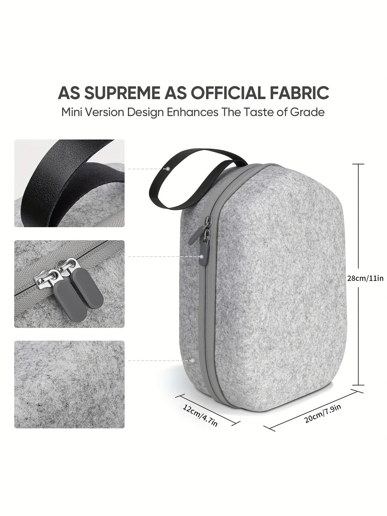 Hard Suitcase for Oculus Quest 2 Basic/Elite VR: Compatible with Game Headphones & Touch Controller Accessories