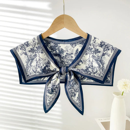 Women’s Decorative Shawl – Style Fake Collar Scarf Vintage Short Poncho