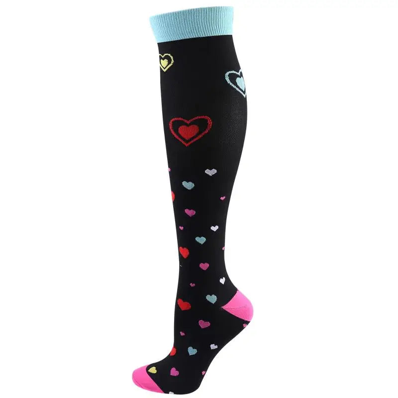 Compression Stockings for Men & Women - Edema Varicose Vein Support Sports Running Pressure Socks